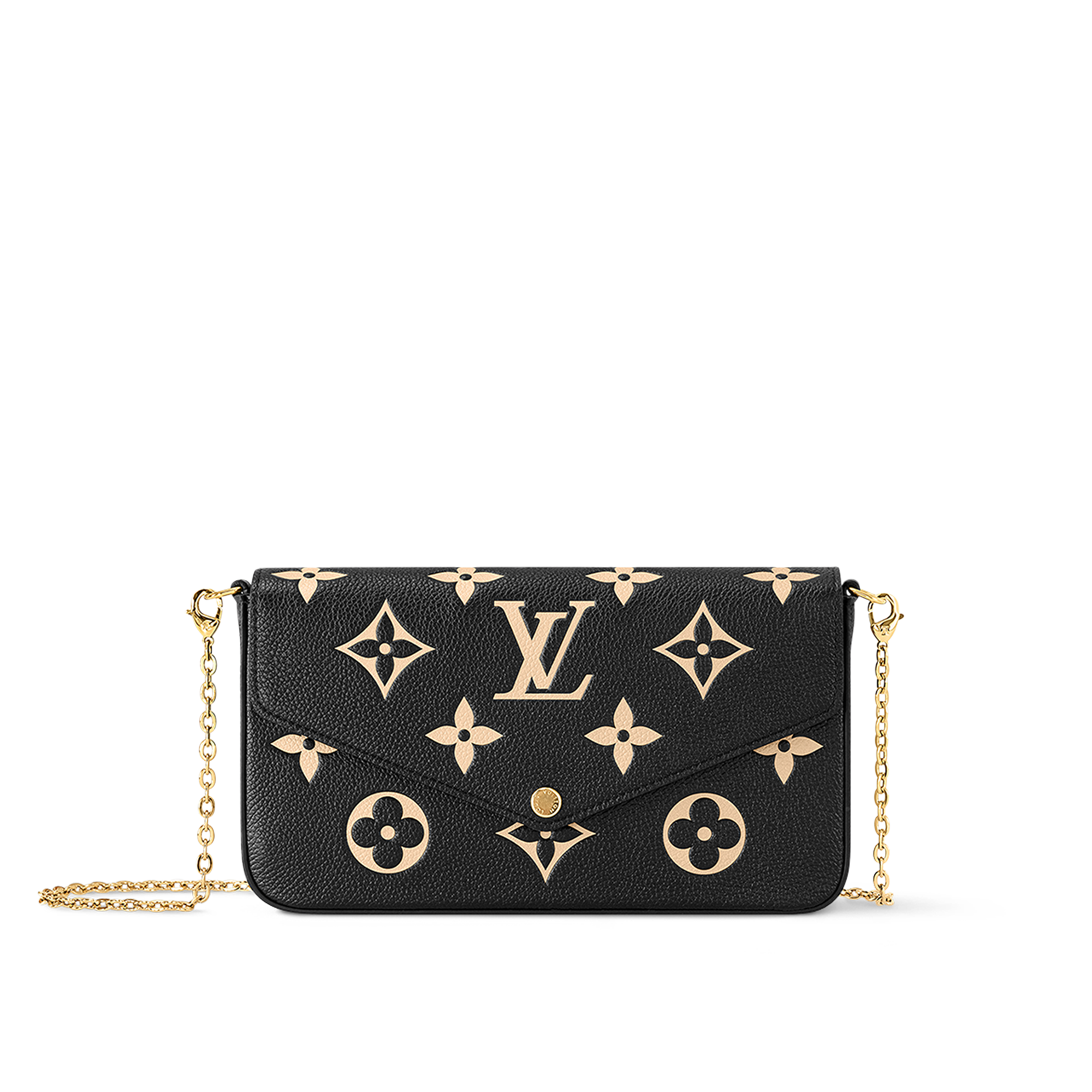 Félicie Pochette Monogram Empreinte 皮革- 錢包及小型皮具| LOUIS 